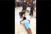 10-Year Old Girl Shows Soldier Who Is Boss In Push-Up