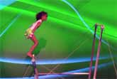10-year-old Isatu Is Queen On The Horizontal Bar
