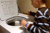 10-Year-Old Plays Amazing Drums On A Washing Machine