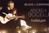 Andrea Bocelli and 8-year-old Daughter - 'Hallelujah'