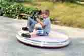 Dad Makes Hovercraft For His Kid