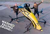First Manned Aerobatic Racing Drone