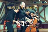 Four Musicians Playing Bolero On One Cello