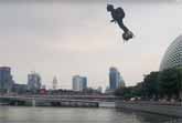 Franky Zapata And His Flyboard At The Formula 1 Grand Prix Singapore
