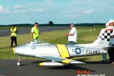 Giant Remote-Controlled Sabre F-86 Jet
