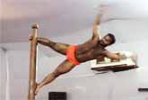 Indian Pole Gymnastics