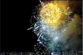 New Year�s Fireworks In Reverse