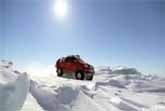 North Pole In A Pickup Truck