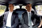 Obama And Jerry Seinfeld Drive Around The White House