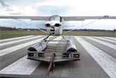 Sea Plane Takes Off From Truck Trailer