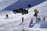 Subaru vs Snowboarder