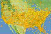 US Thanksgiving Airspace Timelapse 2013